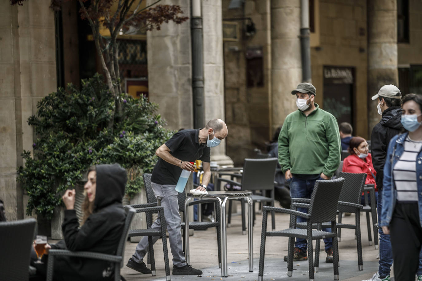 Fotos: Coronavirus en La Rioja: Las terrazas de Logroño, mejor al segundo día