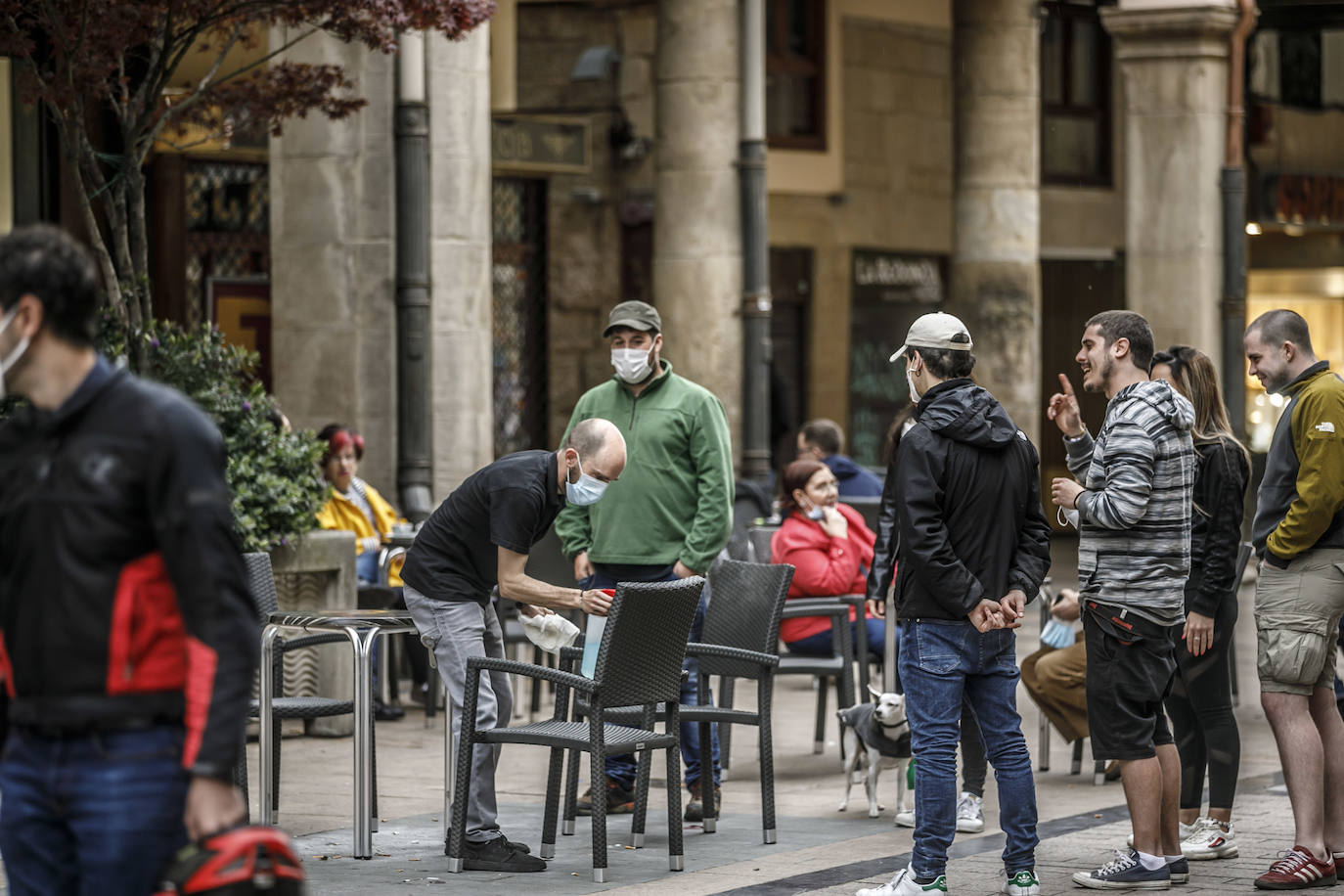 Fotos: Coronavirus en La Rioja: Las terrazas de Logroño, mejor al segundo día