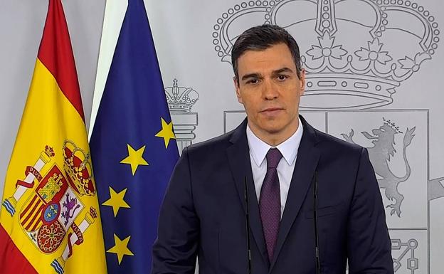 Pedro Sánchez, presidente del Gobierno. 