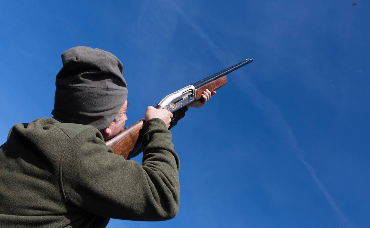 Un cazador, en una imagen de archivo.