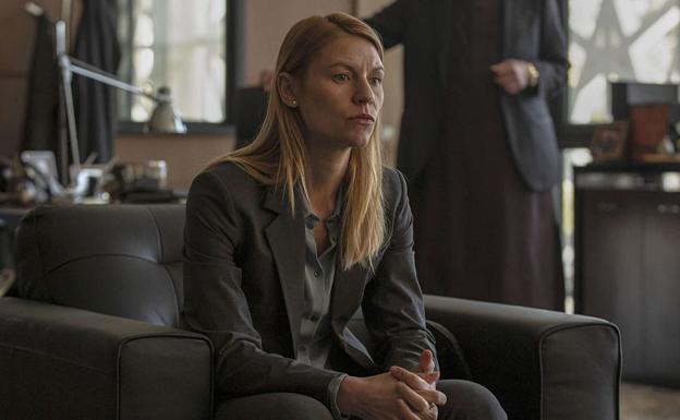 Claire Danes, en el papel de Carrie Mathison, en la última temporada de 'Homeland'.