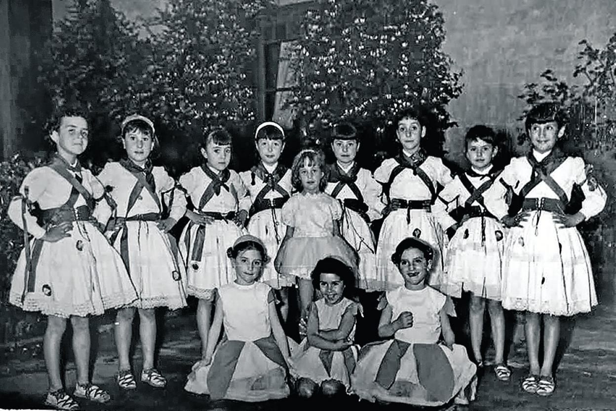 La Retina: grupo de danzas de Isidra María Santos en los años 60