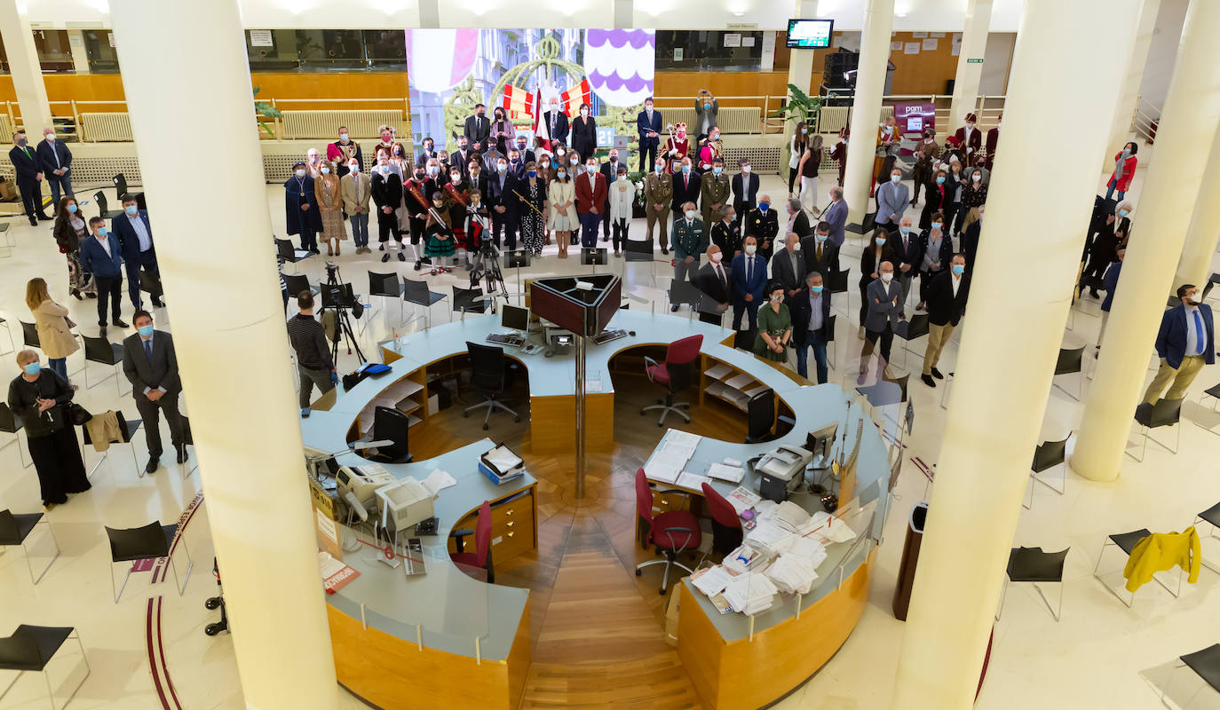 El alcalde de Logroño ha trasladado el agradecimiento del Consistorio a todos los ciudadanos