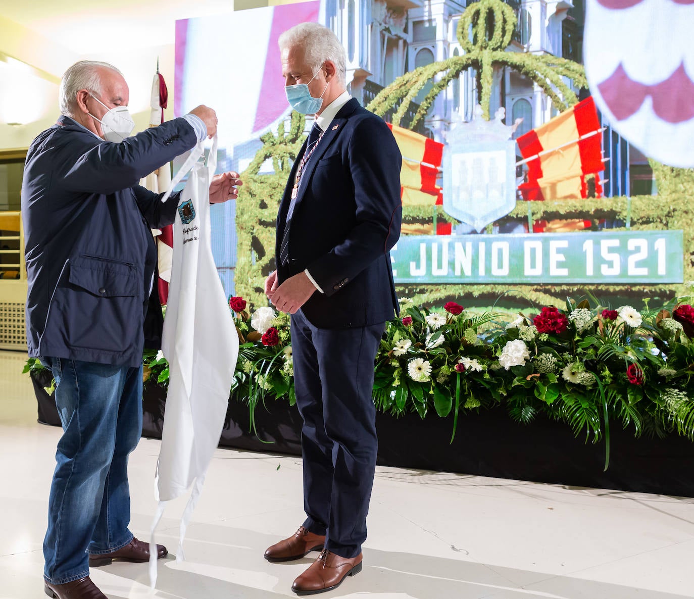 El alcalde de Logroño ha trasladado el agradecimiento del Consistorio a todos los ciudadanos