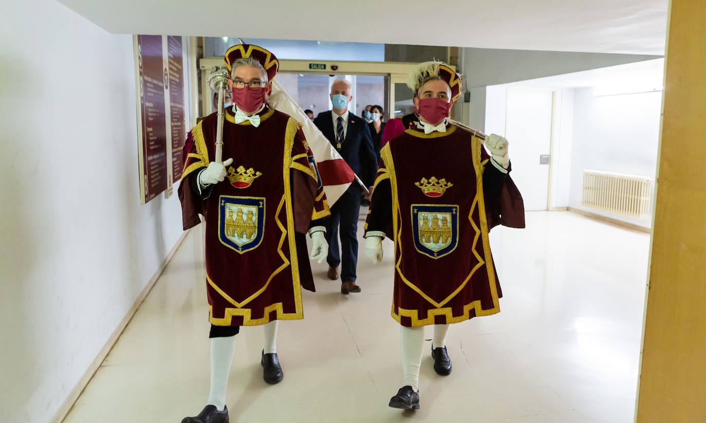 El alcalde de Logroño ha trasladado el agradecimiento del Consistorio a todos los ciudadanos