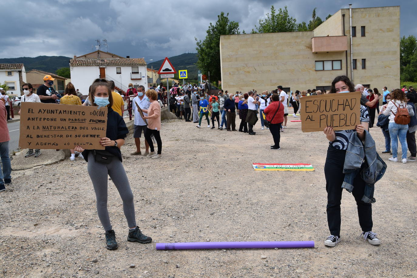 Ha tenido lugar en la explanada del aparcamiento del Ayuntamiento de Molinos de Ocón