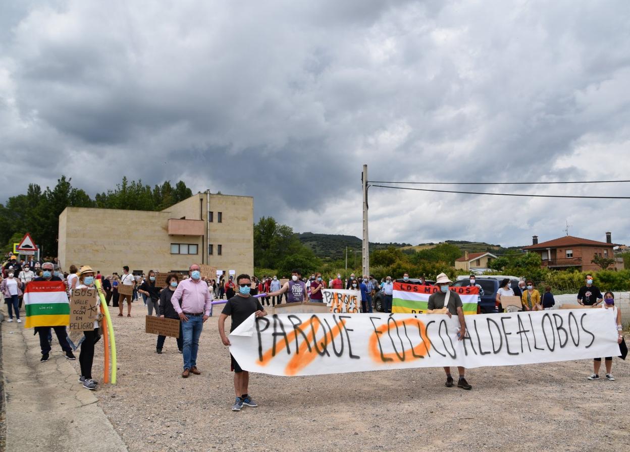 Ocón no quiere el parque eólico