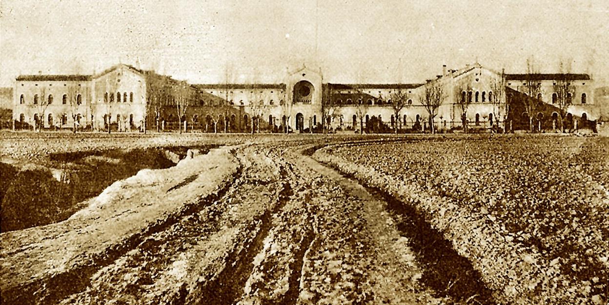 Casa de la Beneficencia de Logroño, actual Bene, hacia el año 1890. 