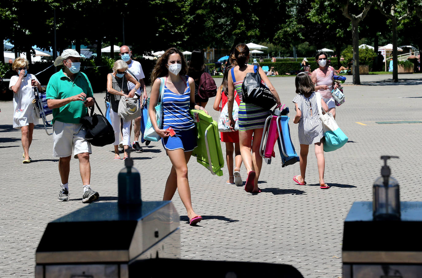 La región ha superado este martes por primera vez en el 2020 los 36 grados