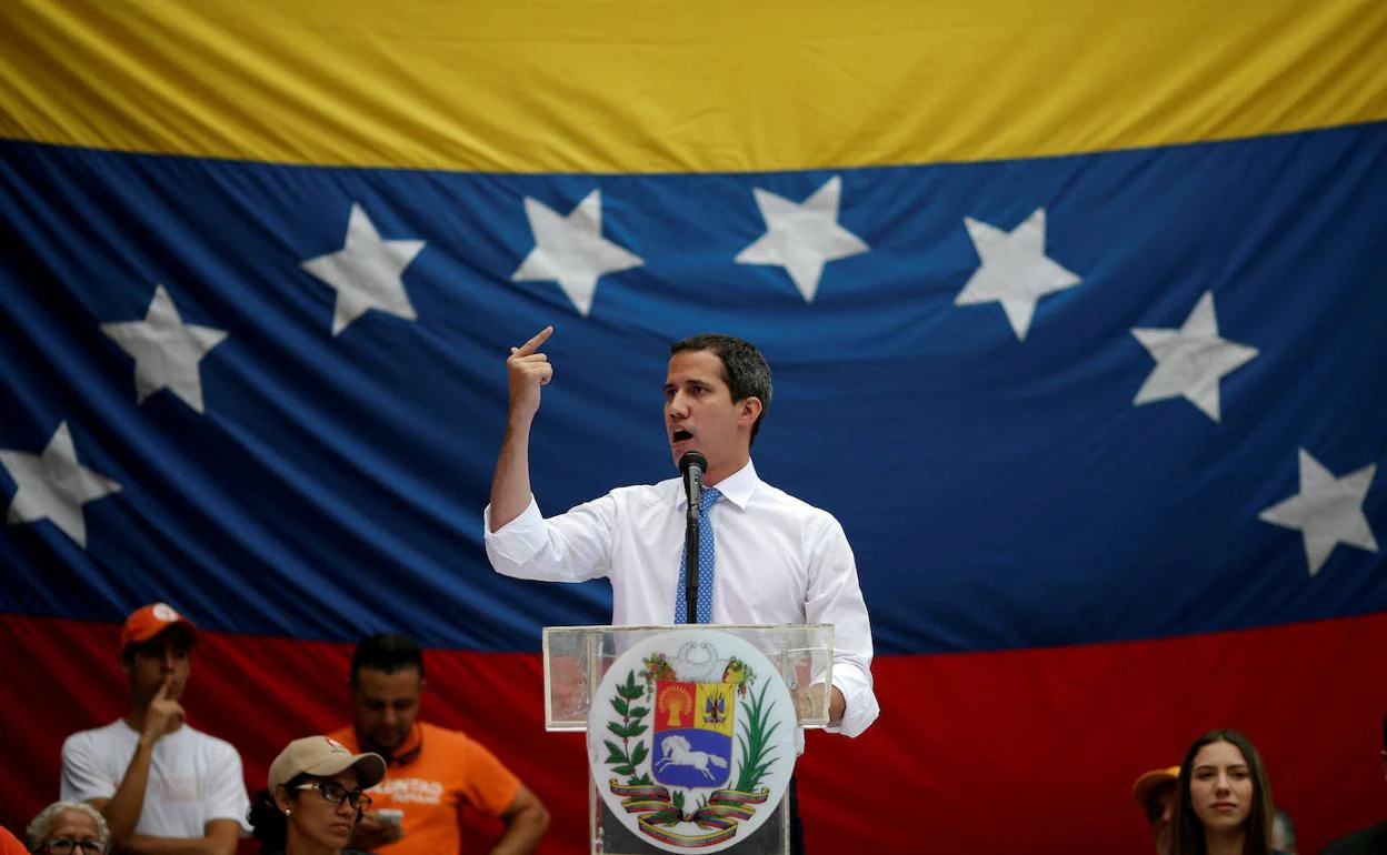 El líder de la oposición y presidente encargado de Venezuela, Juan Guaidó. 