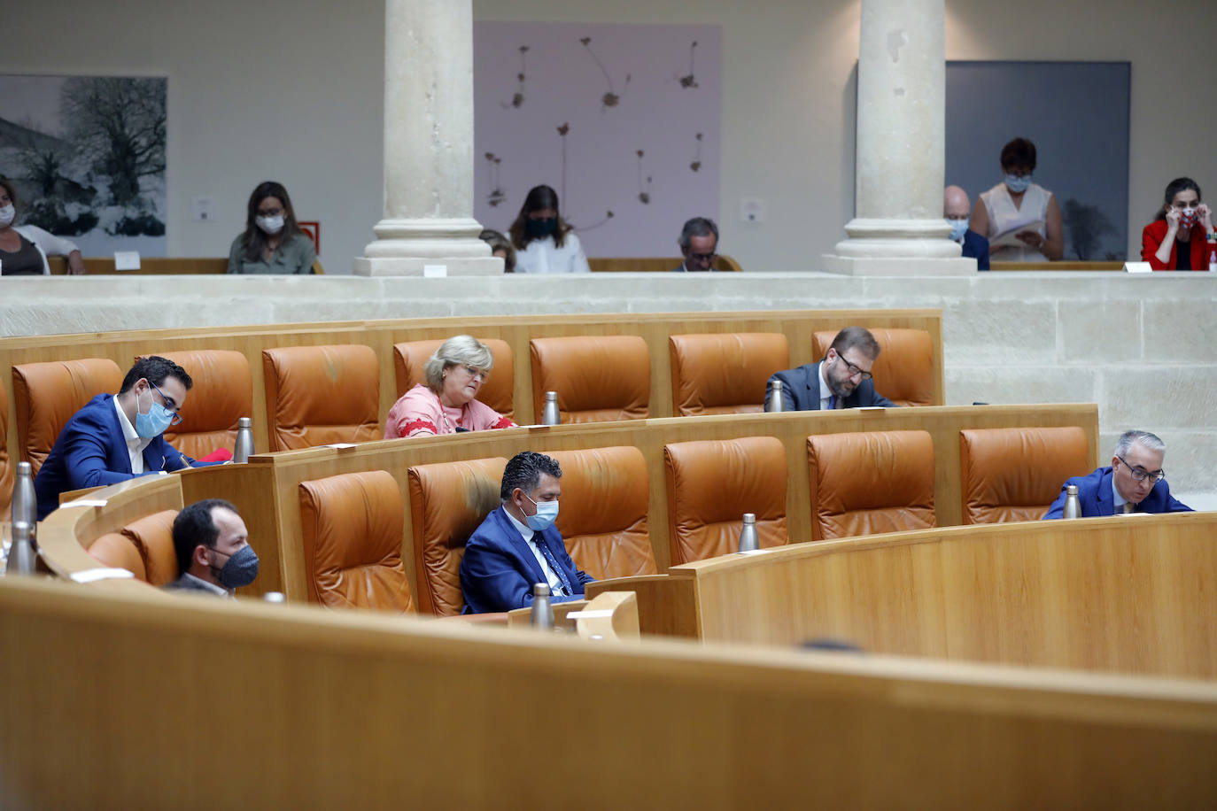 Concha Andreu, presidenta del Gobierno de La Rioja, ha protagonizado una larga intervención de 45 folios