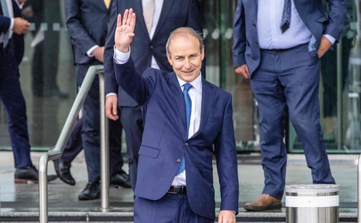 El líder de Fianna Fail y nuevo primer ministro de Irlanda, Micheál Martin.