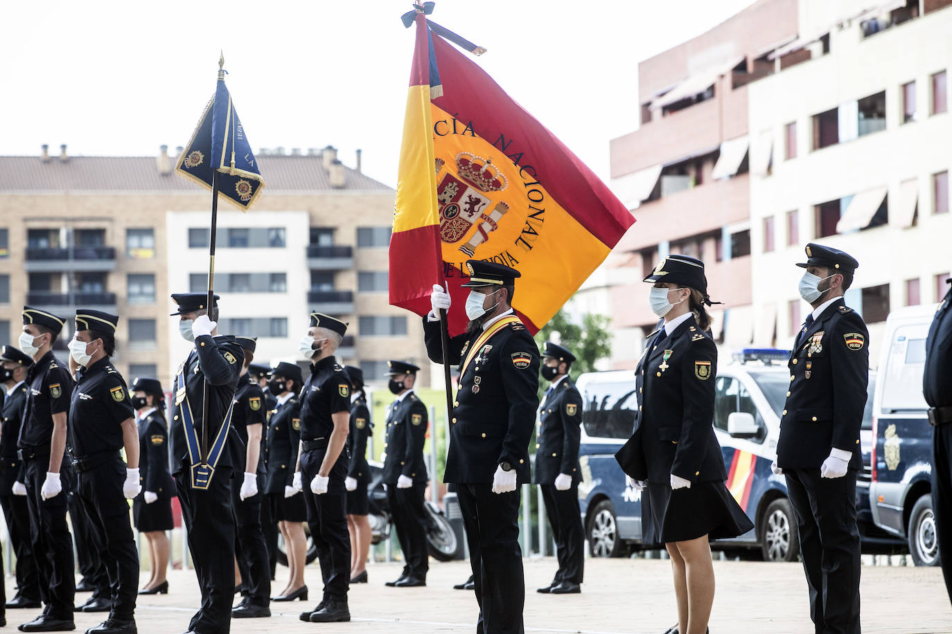 Veinte nuevos agentes han protagonizado este acto en Logroño