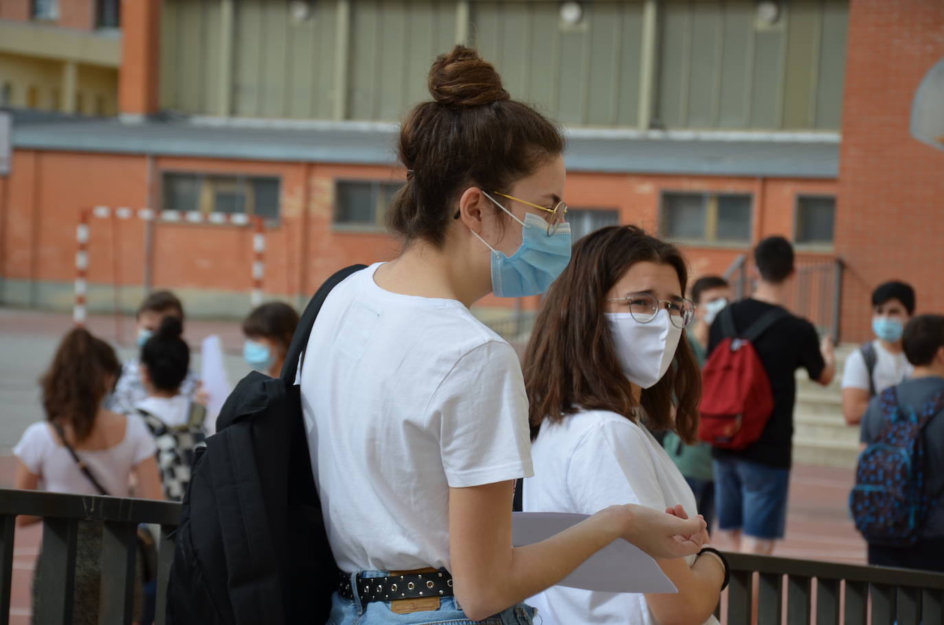 Las pruebas se han trasladado a las aulas del instituto, sin los escolares de Arnedo y Alfaro que se examinan en sus centros