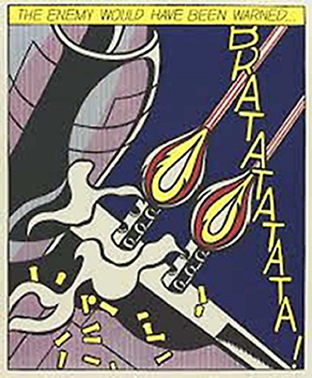 'The enemy have been warned', obra de Roy Lichtenstein.