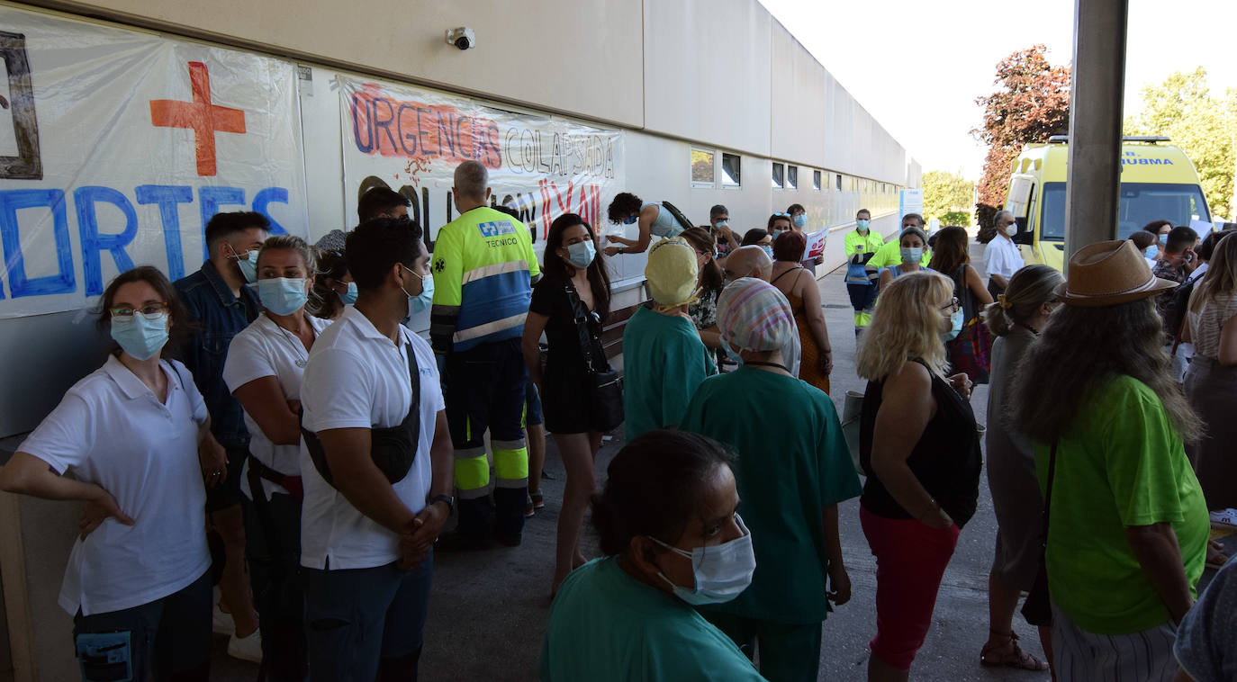 Los trabajadores reclaman soluciones «ya» al Gobierno de La Rioja para acabar con la situación que viven actualmente