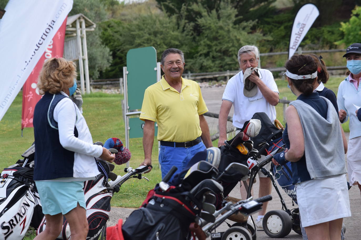 La Liga de Golf y Vino se retomó este sábado en El Campo de Logroño.