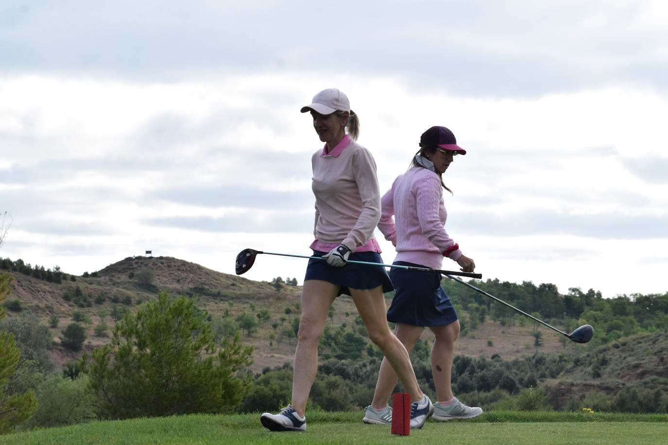 La Liga de Golf y Vino se retomó este sábado en El Campo de Logroño.