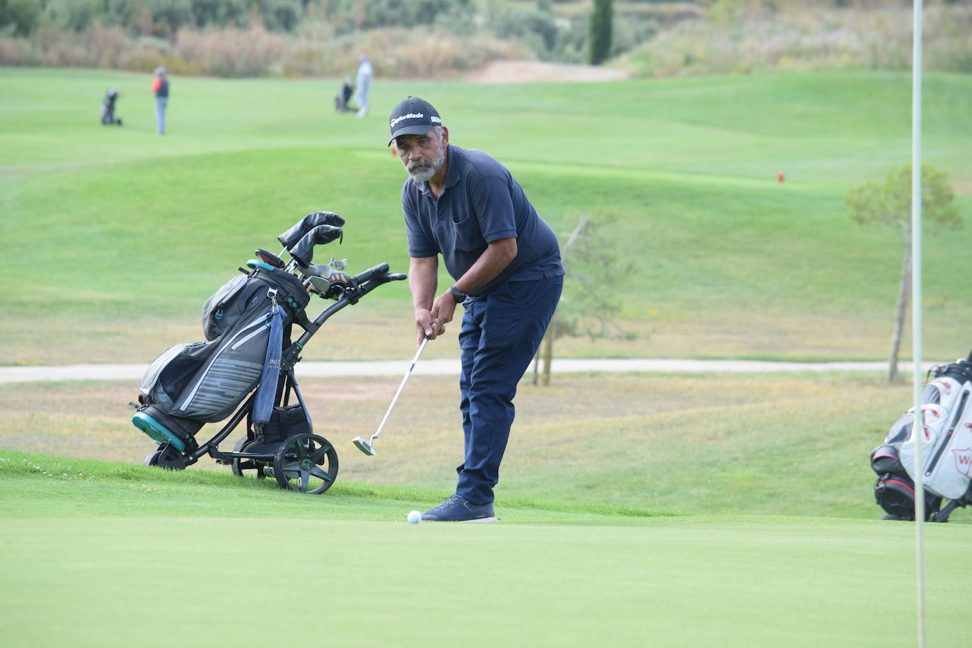 La Liga de Golf y Vino se retomó este sábado en El Campo de Logroño.