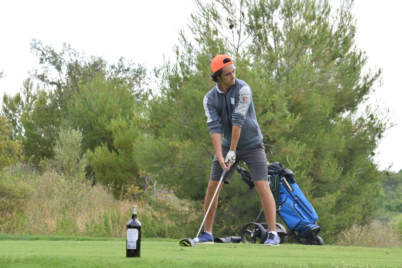 La Liga de Golf y Vino se retomó este sábado en El Campo de Logroño.