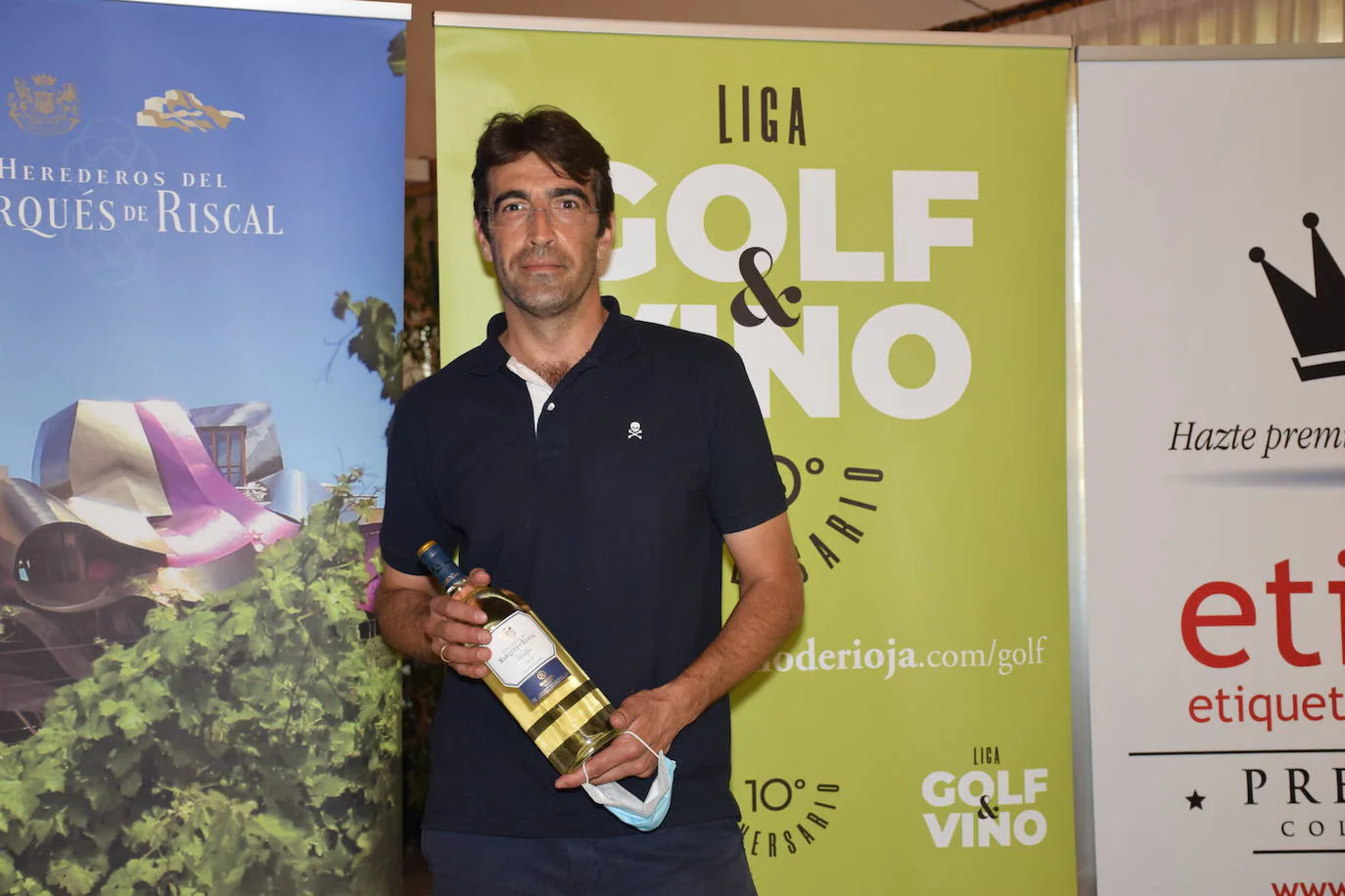 La Liga de Golf y Vino se retomó este sábado en El Campo de Logroño.