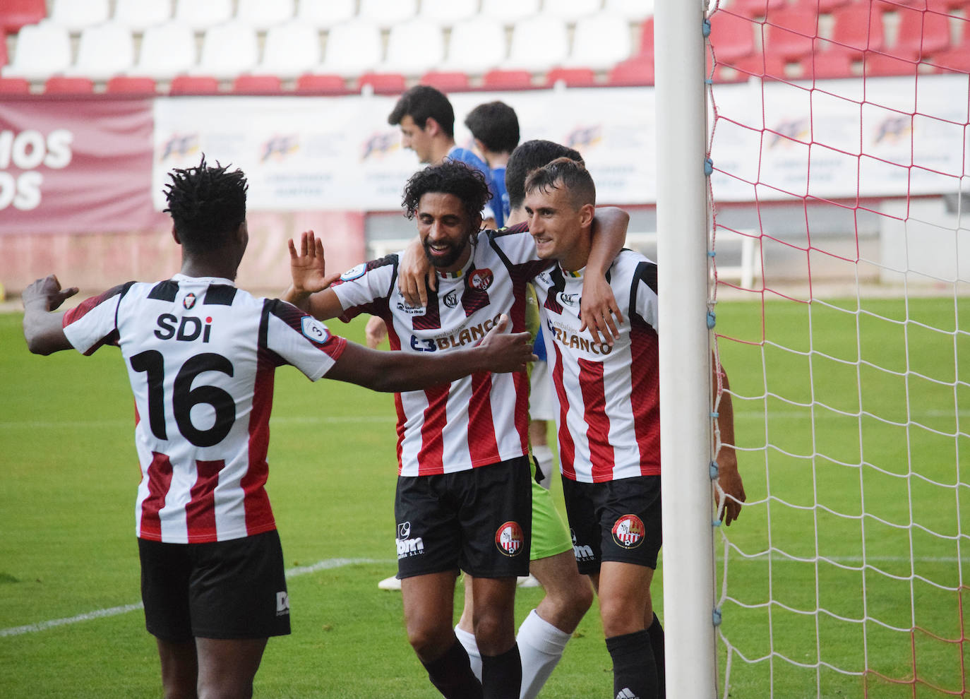 Los blanquirrojos se impusieron el sábado al Arnedo en Las Gaunas (2-0)