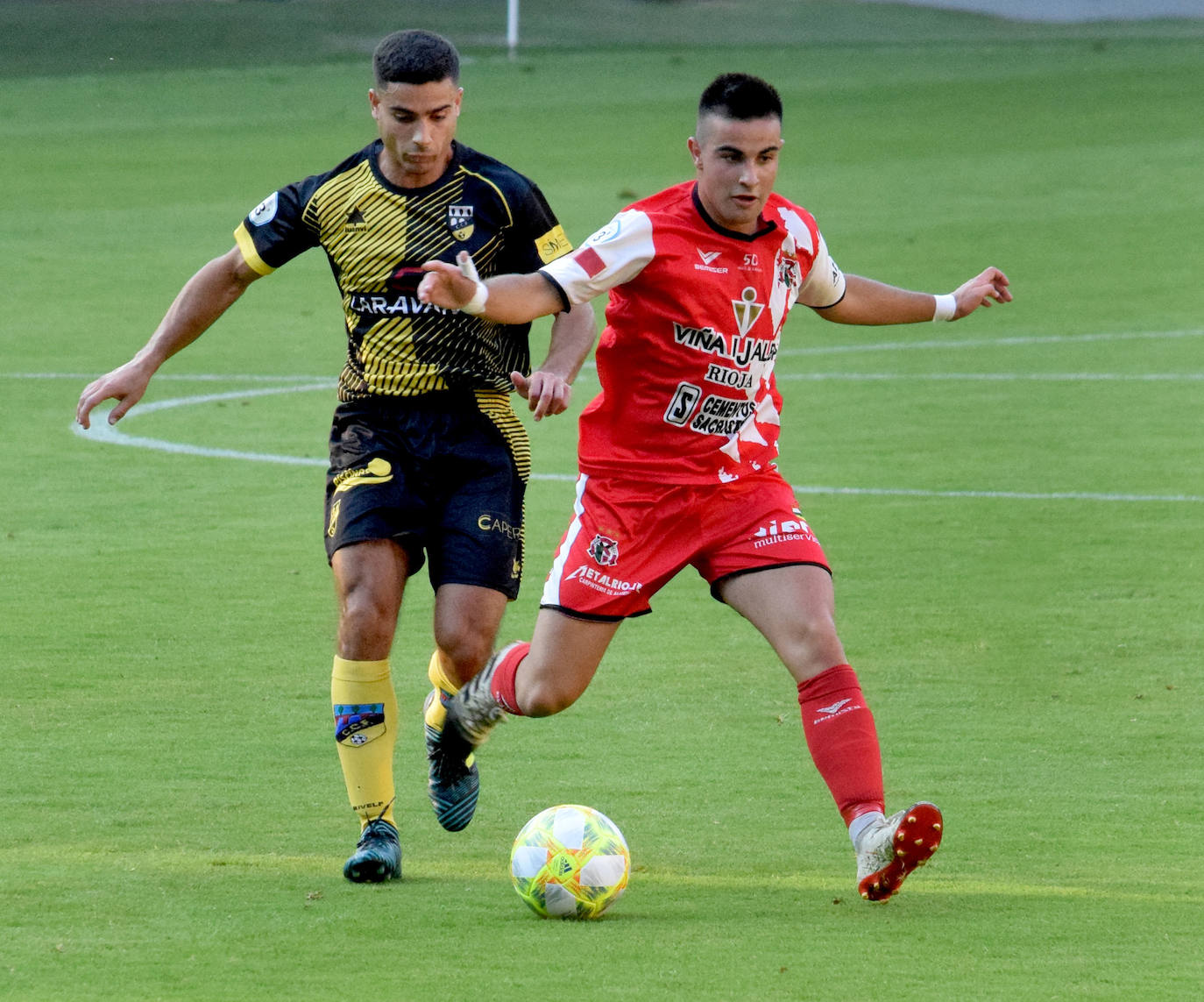 Los arlequinados han vencido al Casalarreina en la segunda semifinal del 'play off' de ascenso