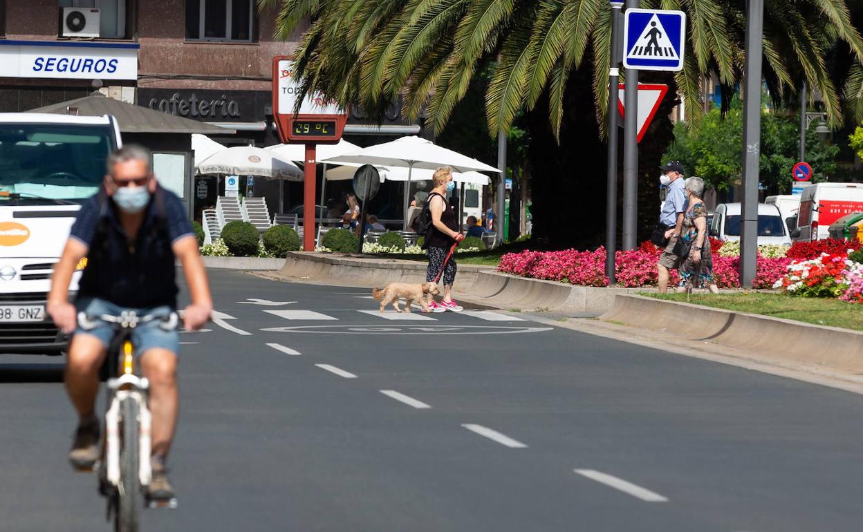 Imagen de la Gran Vía de Logroño