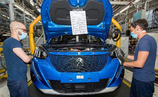 El Peugeot e-2008 es el vehículo 14,1 millones producido en Vigo