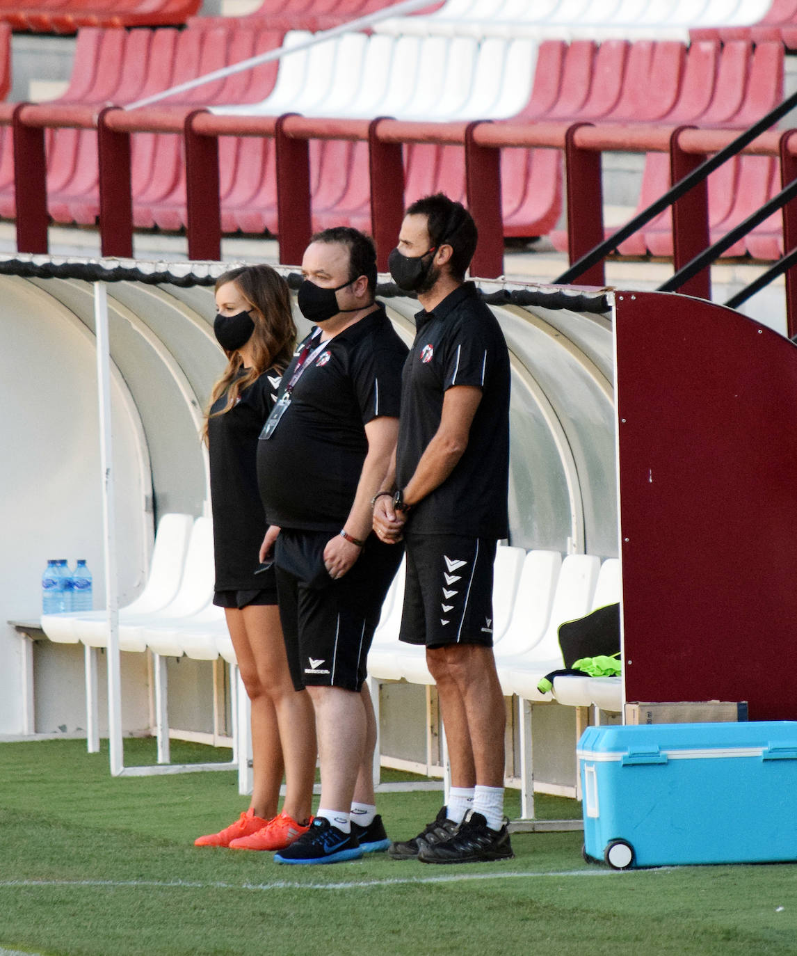 Los blanquirrojos llegan a la categoría de bronce del fútbol español tras empatar con el Varea en Las Gaunas