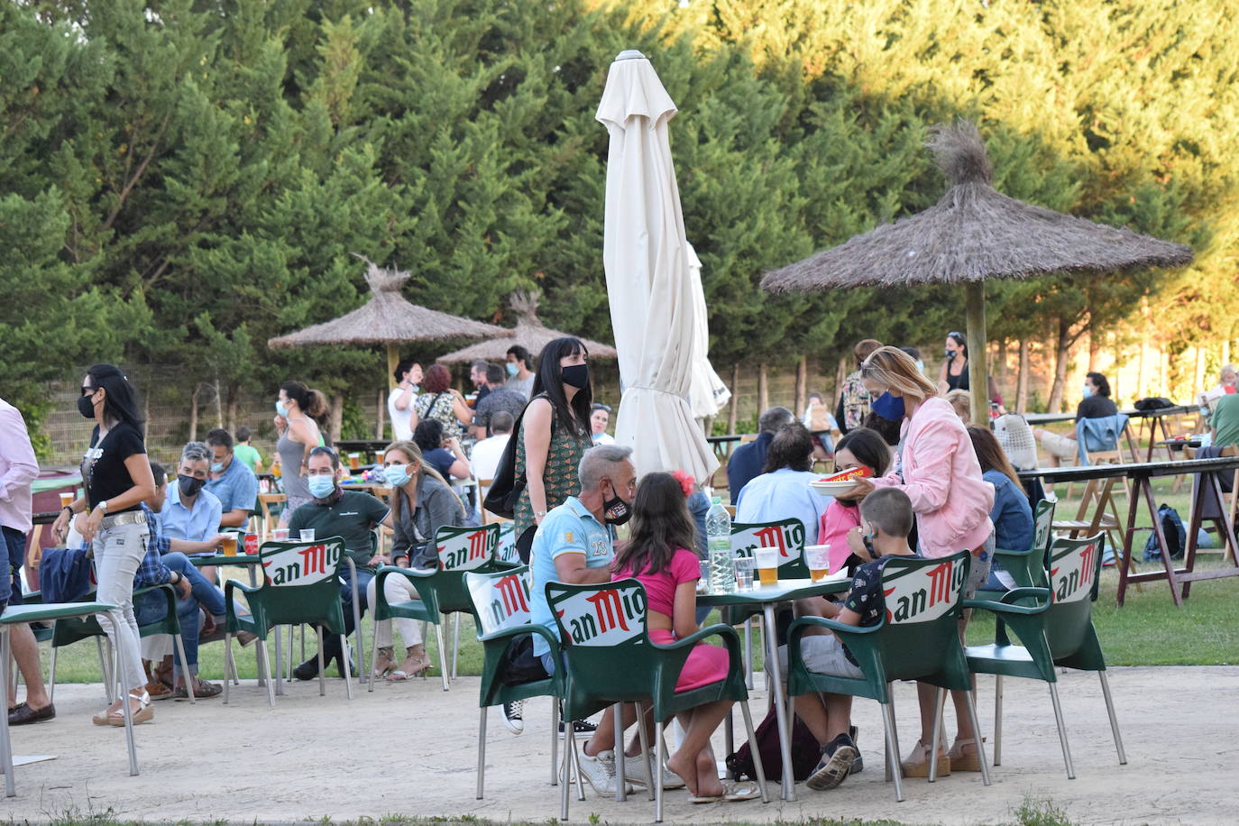 Las instalaciones deportivas se han convertido en un lugar muy frecuentado en el actual periodo estival 