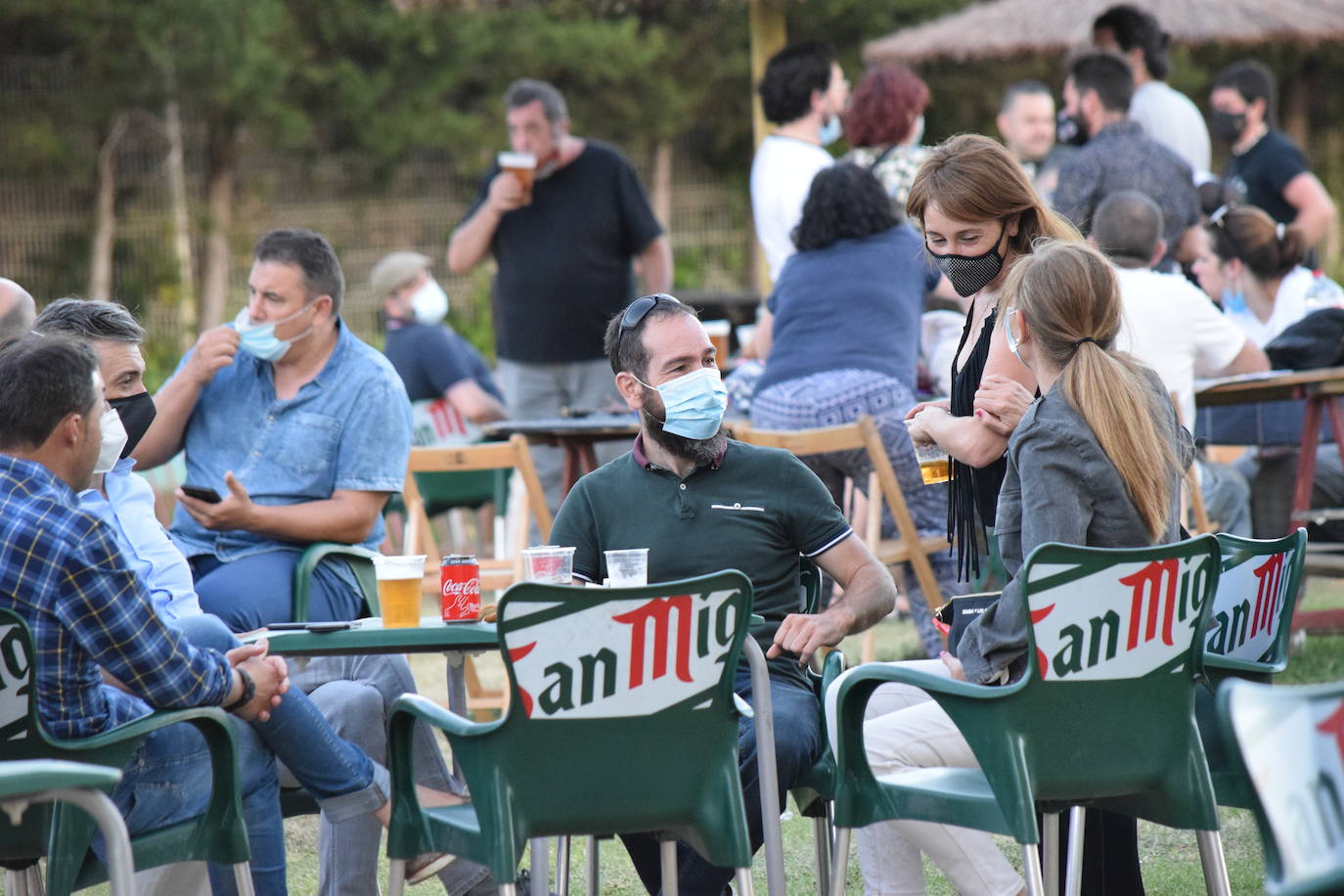 Las instalaciones deportivas se han convertido en un lugar muy frecuentado en el actual periodo estival 