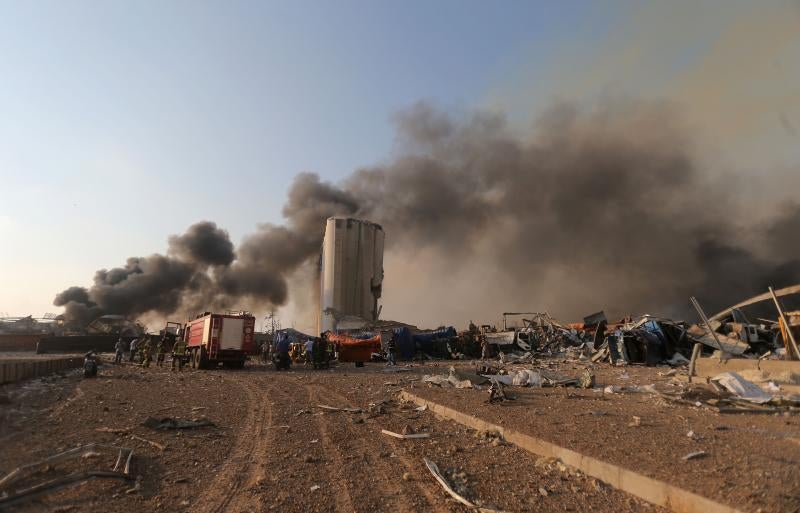 Fotos: La explosión en el puerto de Beirut, en imágenes