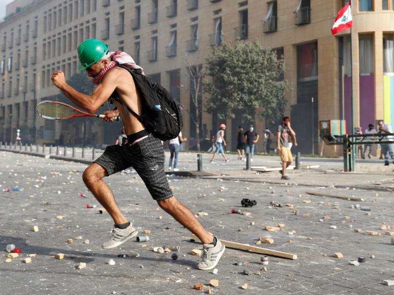 Fotos: Jornada de protestas contra el Gobierno en Beirut