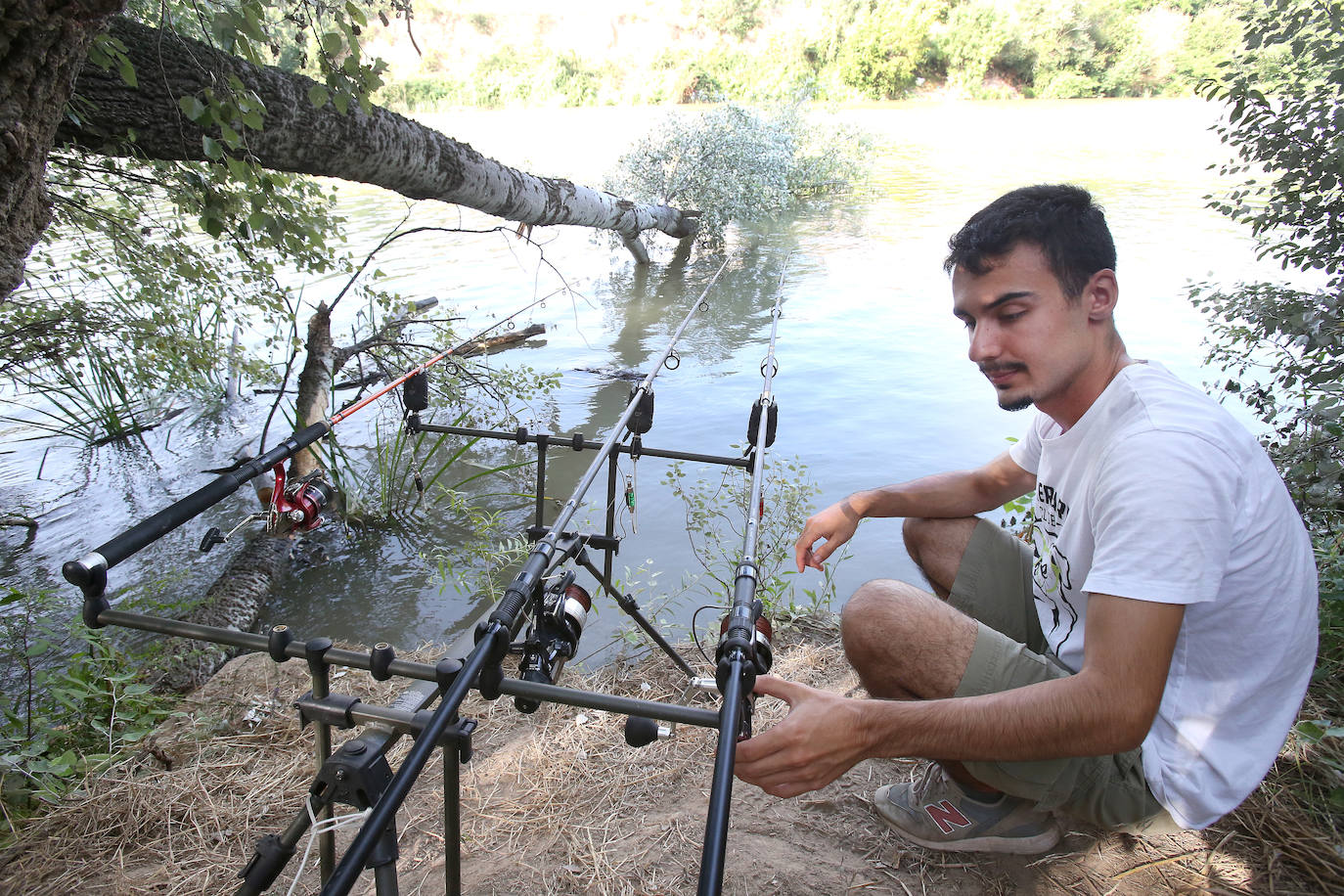 Pesca en el Ebro