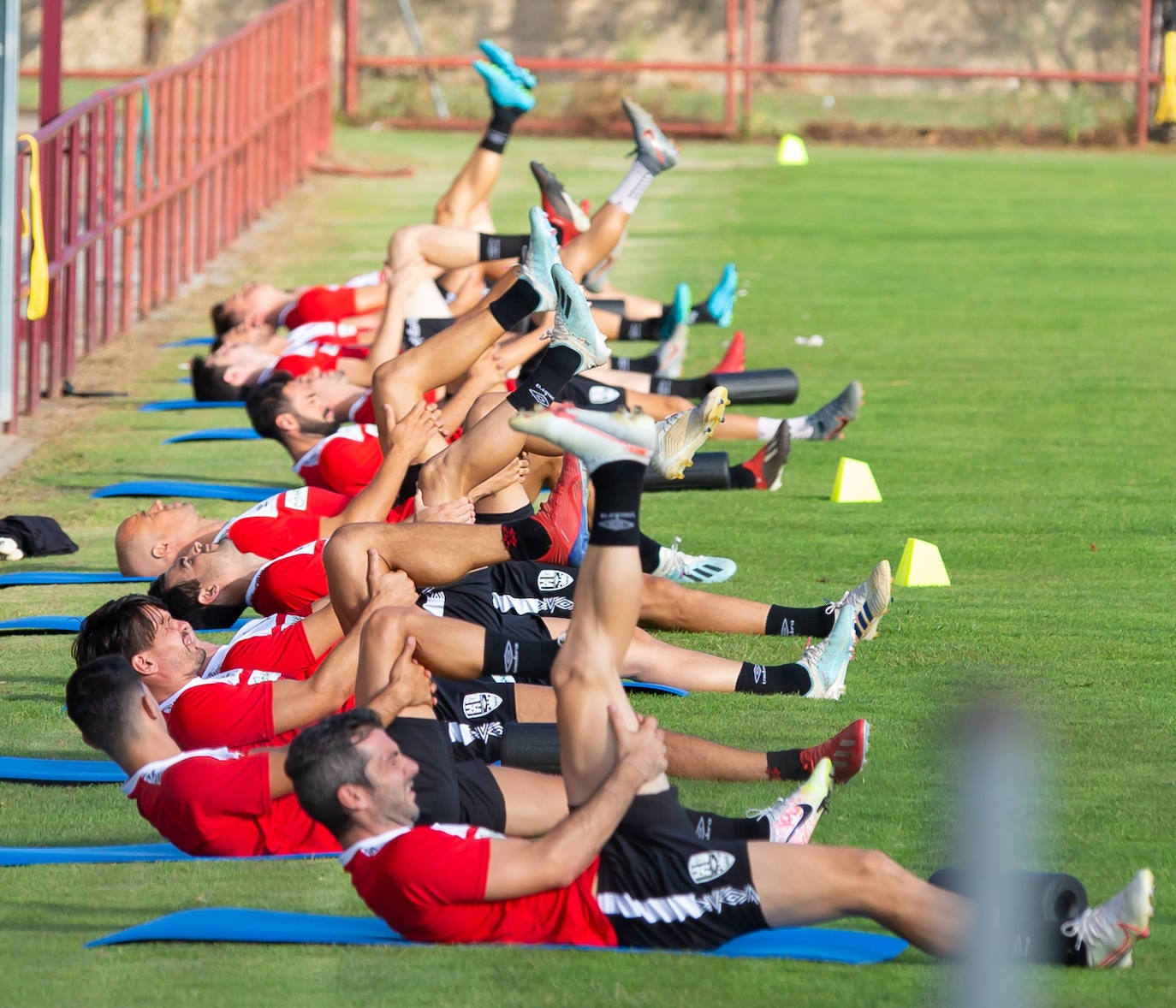 El equipo ha realizado este jueves su primer entrenamiento