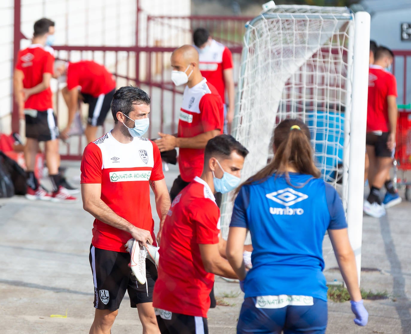 El equipo ha realizado este jueves su primer entrenamiento