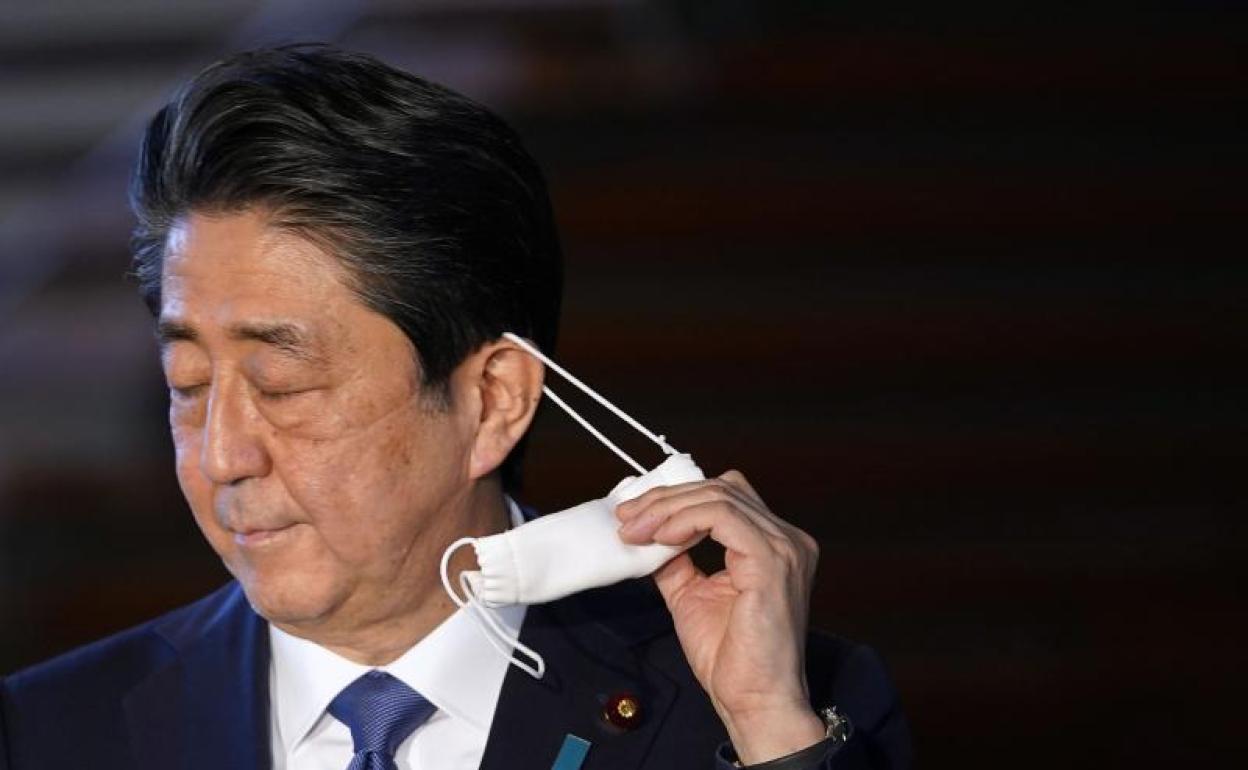 Shinzo Abe, primer ministro de Japón. 