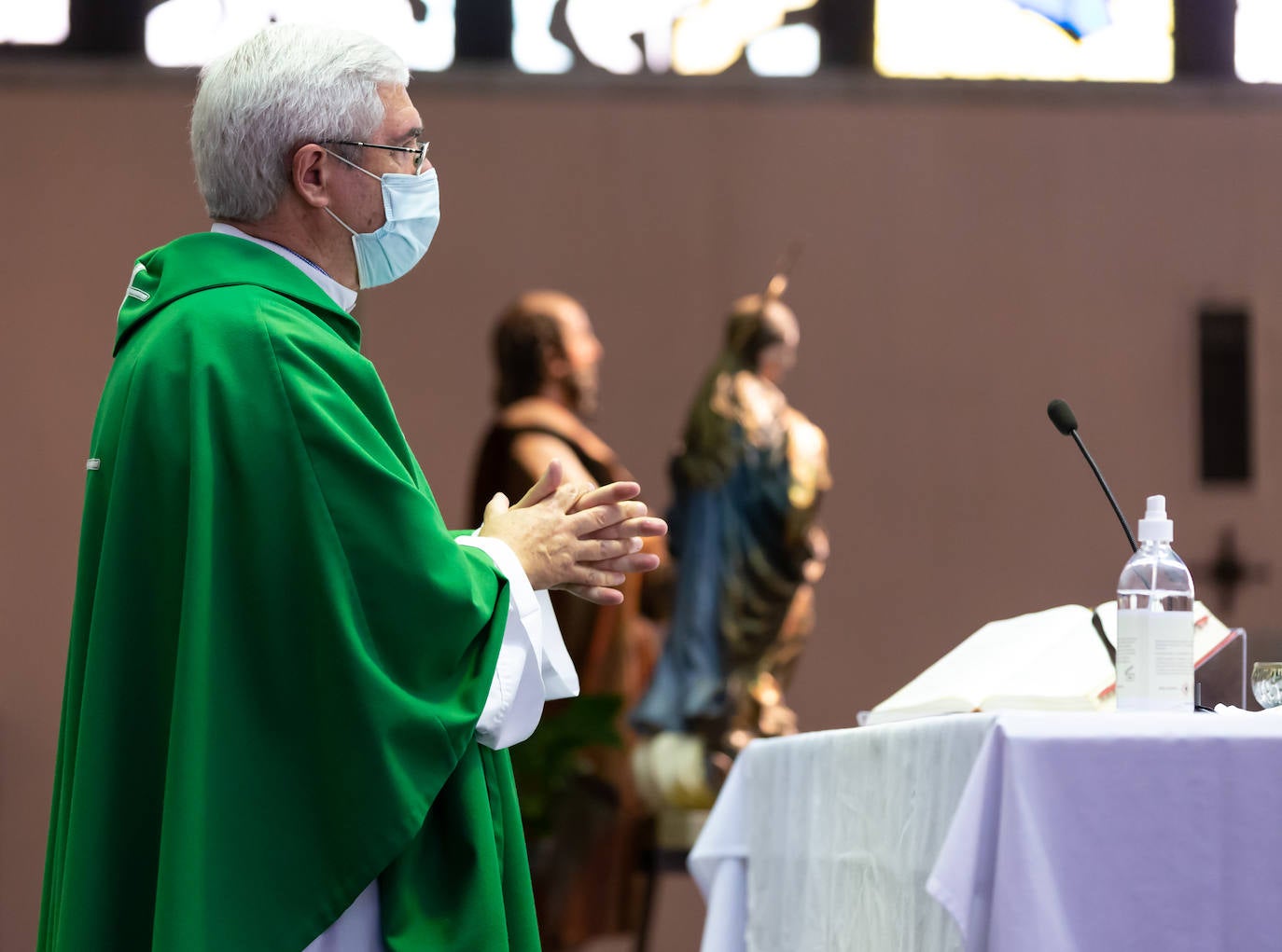 Las misas retoman su actividad, aunque con algunas novedades con respecto a antes de la pandemia