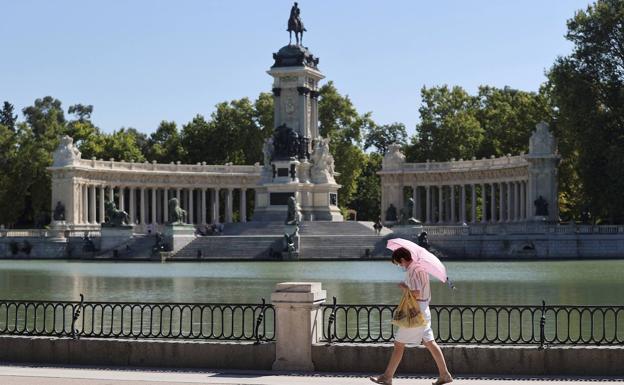 Parque de El Retiro, en Madrid.