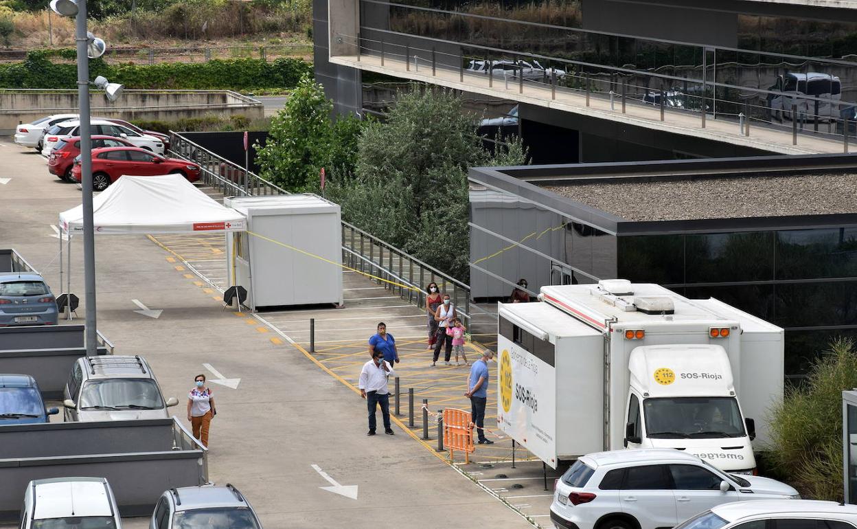 Pruebas en el párking del CIBIR. 