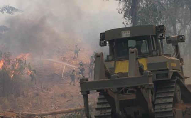 Las llamas en Huelva calcinan más diez mil hectáreas y obligan a 3.150 desalojos