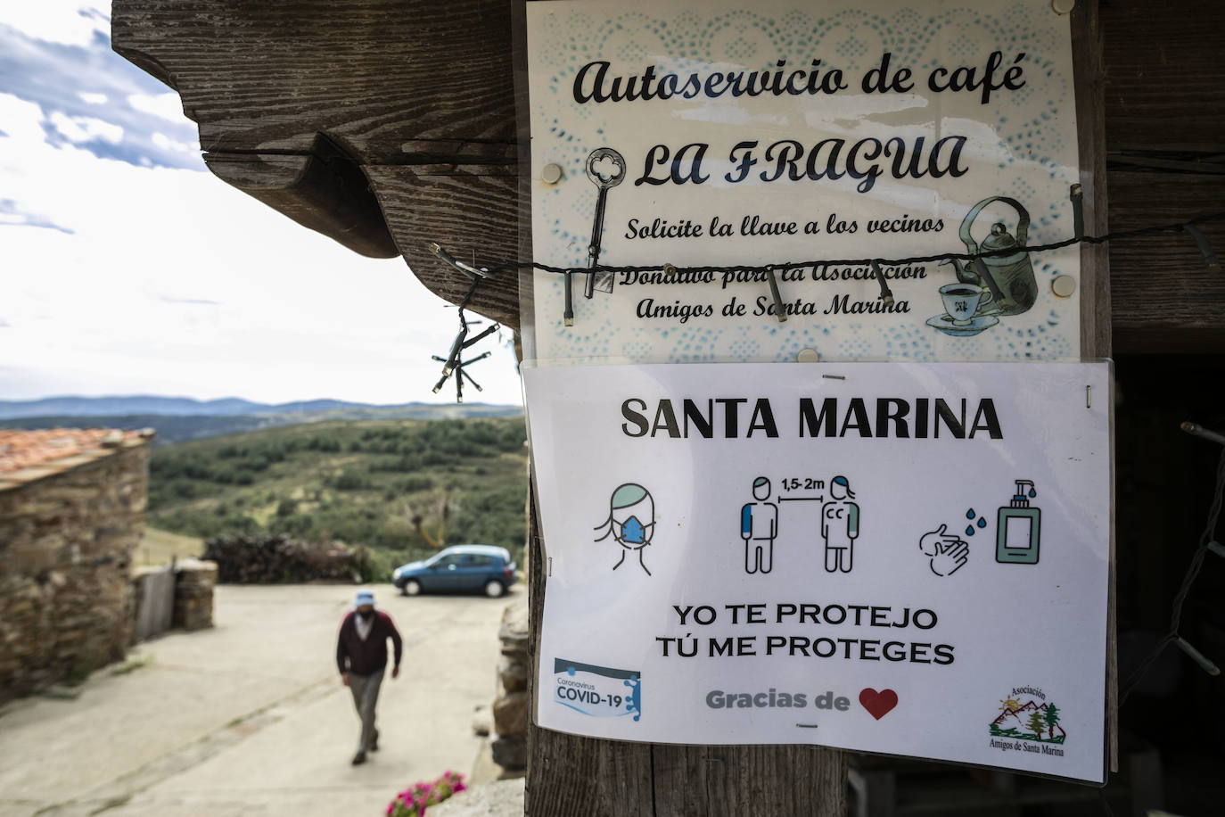 En la aldea se han registrado cinco casos de coronavirus