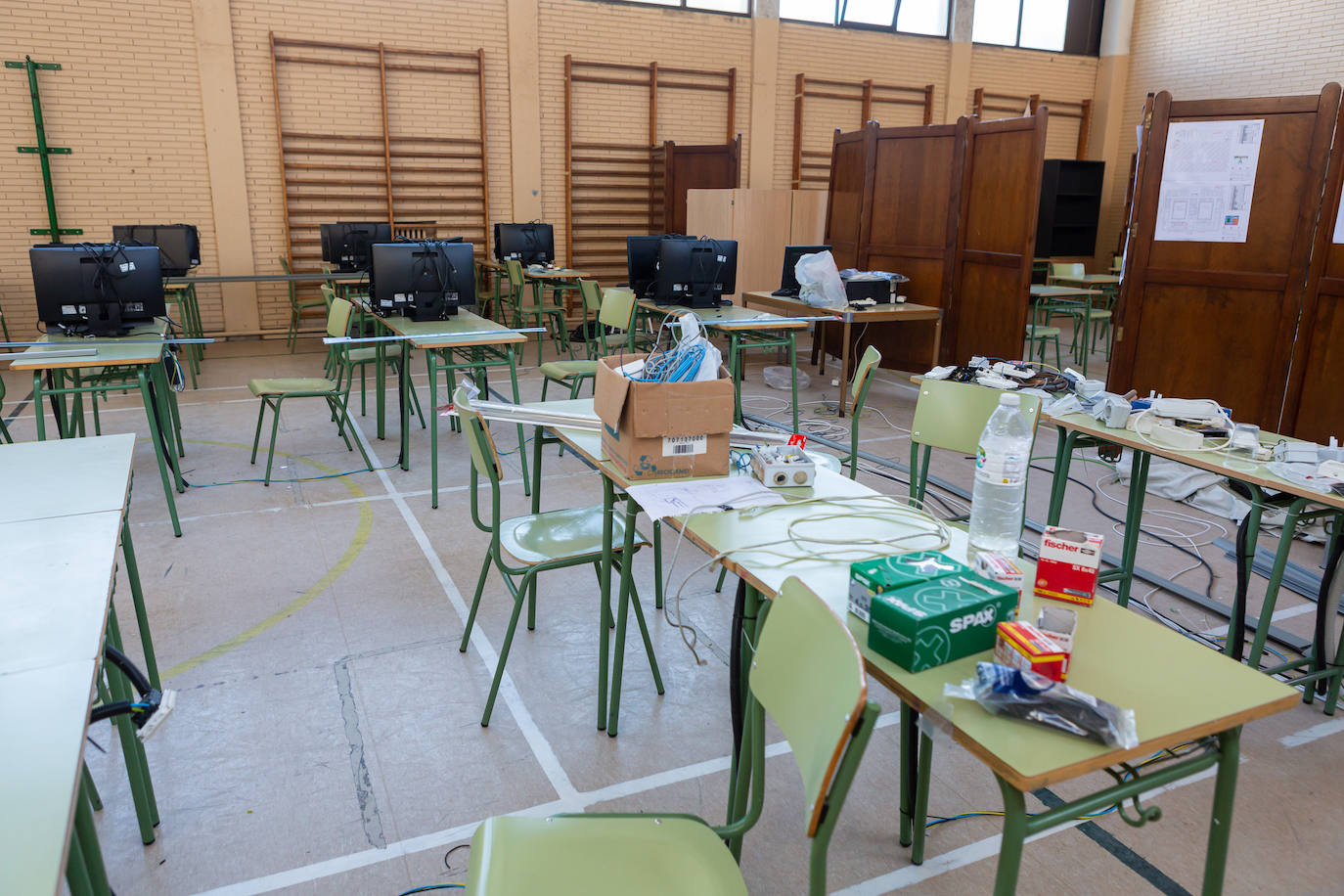 Los cambios en las aulas y espacios son evidentes frente al Covid-19