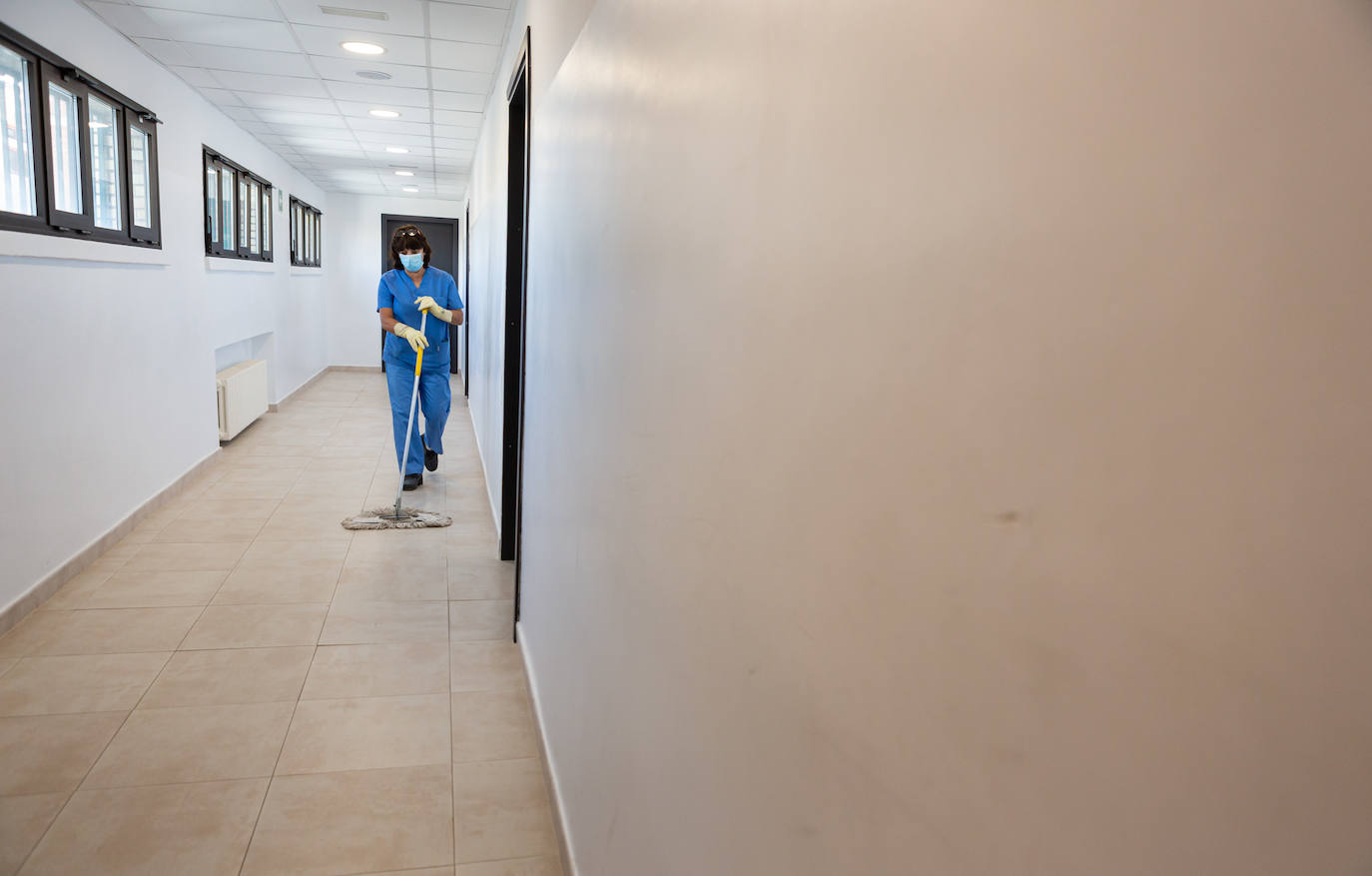 Los cambios en las aulas y espacios son evidentes frente al Covid-19