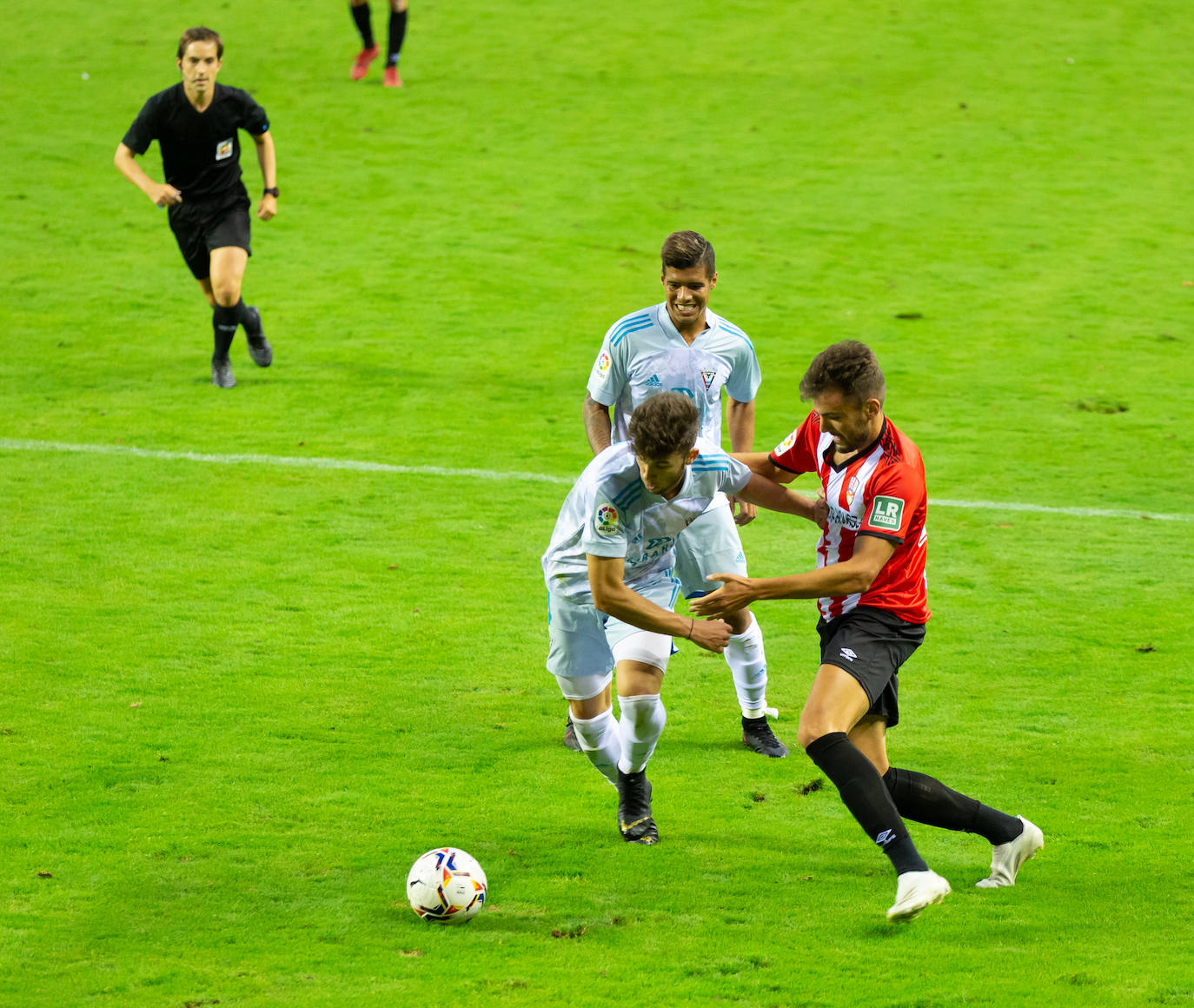 El autor del gol del triunfo fue Adrián Pérez