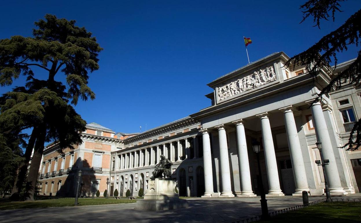 Uno de los laterales del Museo del Prado.