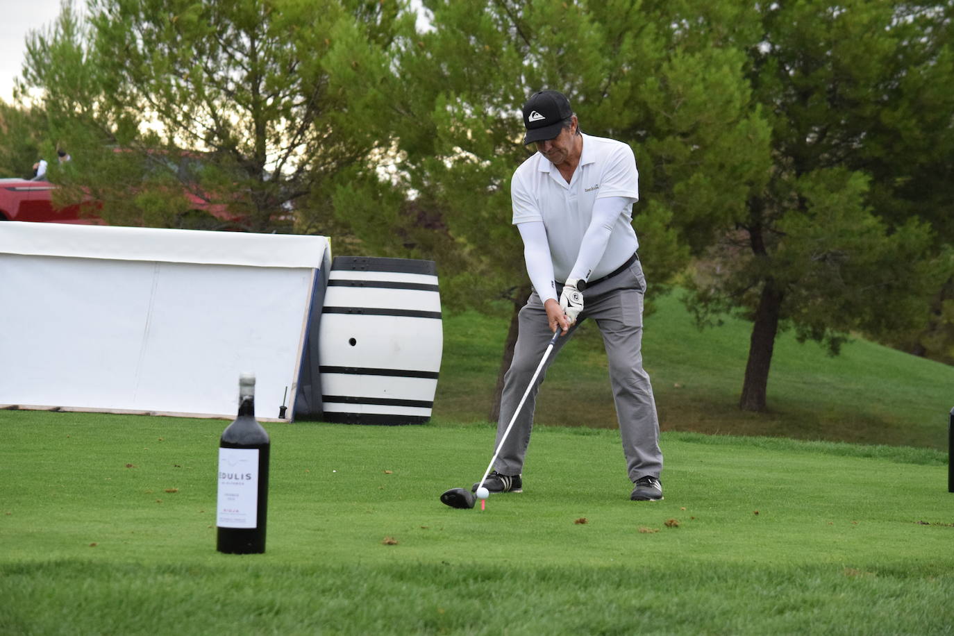 Los jugadores disfrutaron de una nueva jornada de golf en el Torneo Bodegas Altanza, de la Liga de Golf y Vino.