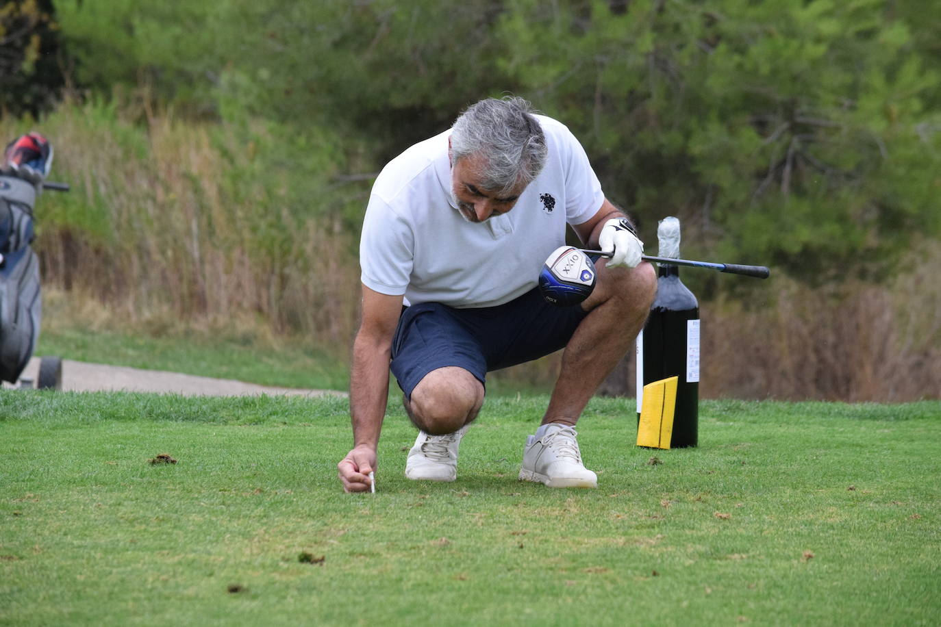Los jugadores disfrutaron de una nueva jornada de golf en el Torneo Bodegas Altanza, de la Liga de Golf y Vino.