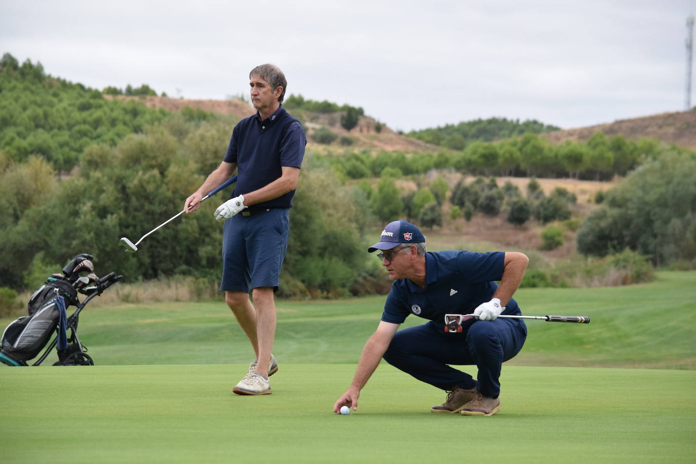 Los jugadores disfrutaron de una nueva jornada de golf en el Torneo Bodegas Altanza, de la Liga de Golf y Vino.